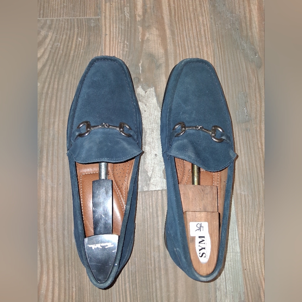 Men's Alfani Blue Shoes Preowned Size 13M